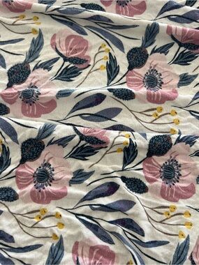 Milkmaid Goods floral crib sheet